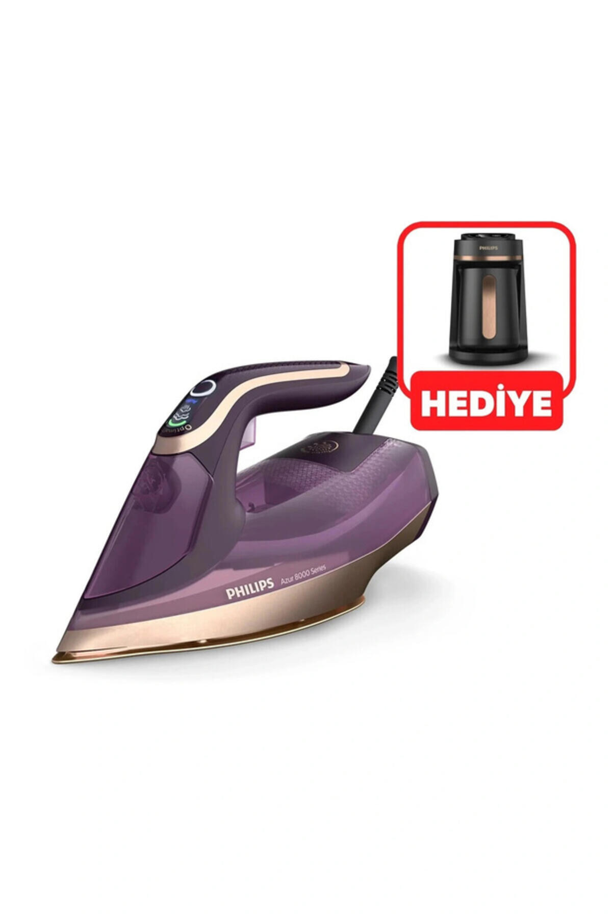 Philips Ütü Azur Dst8040/30+ Türk Kahve Hda150/60