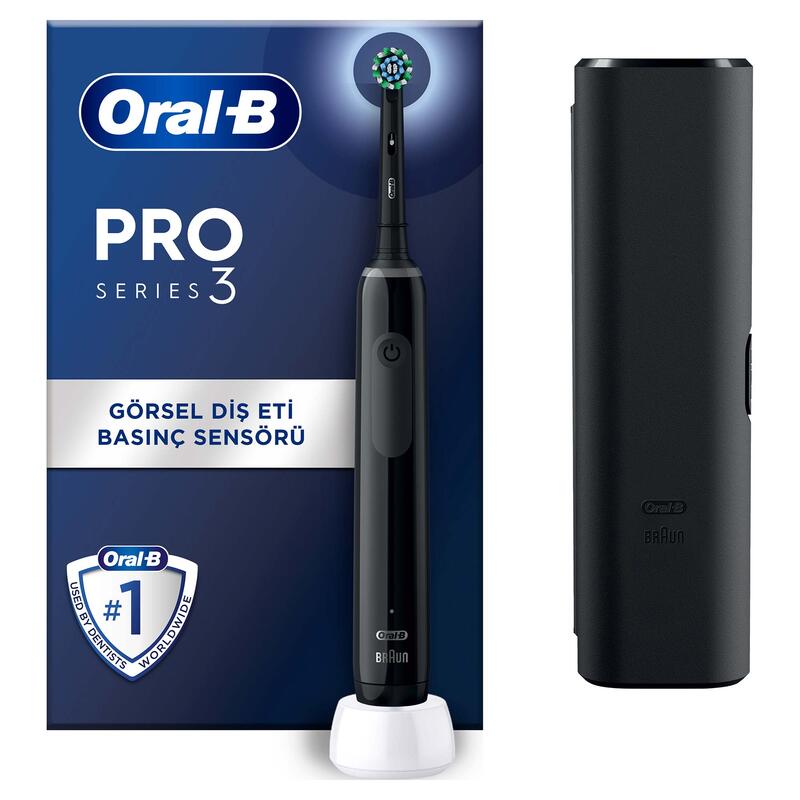 Oral-B Şarjlı Diş Fırçası Pro 3500 Siyah