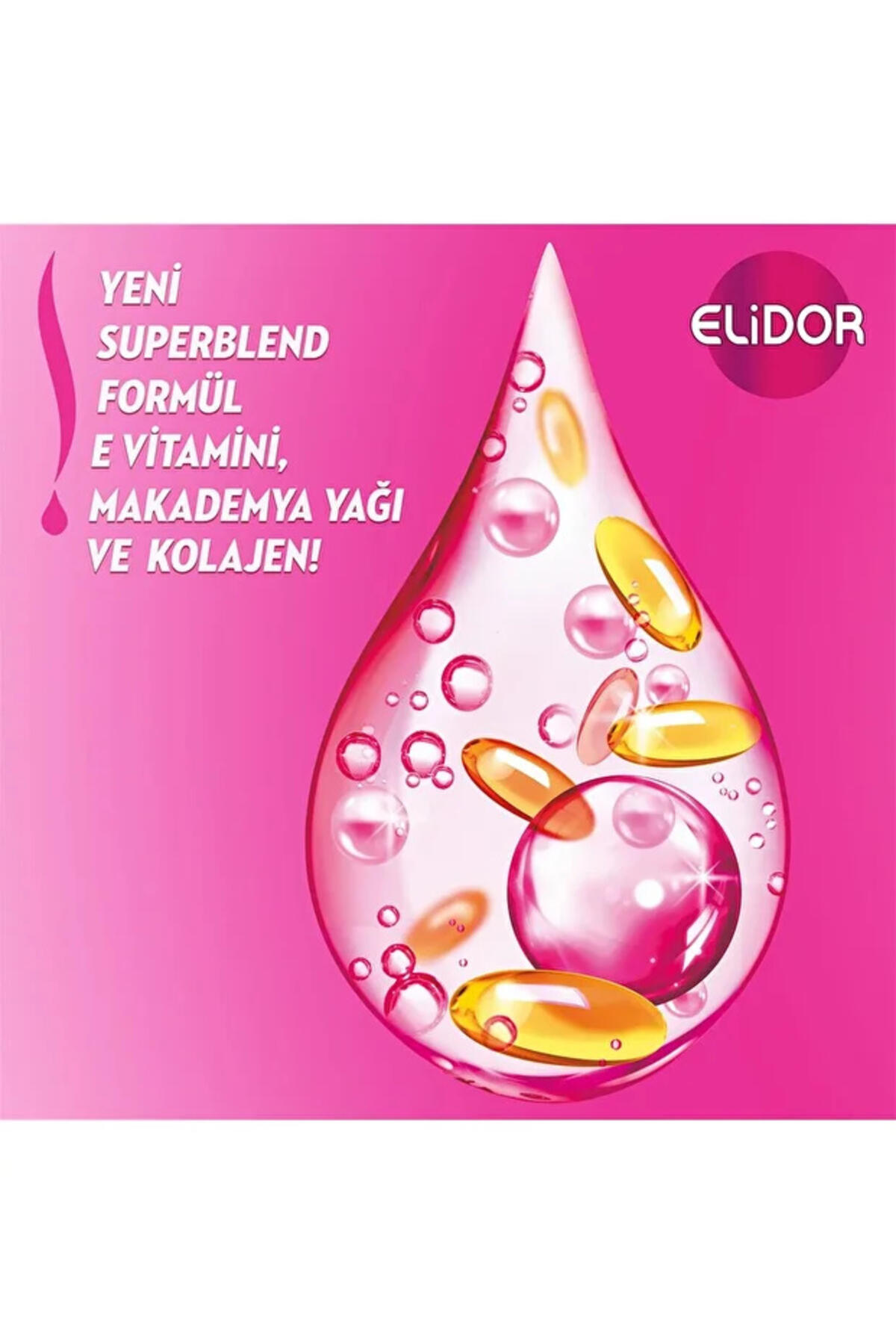 Elidor Saç Bakım Kremi Sıvı Güçlü ve Parlak 200Ml