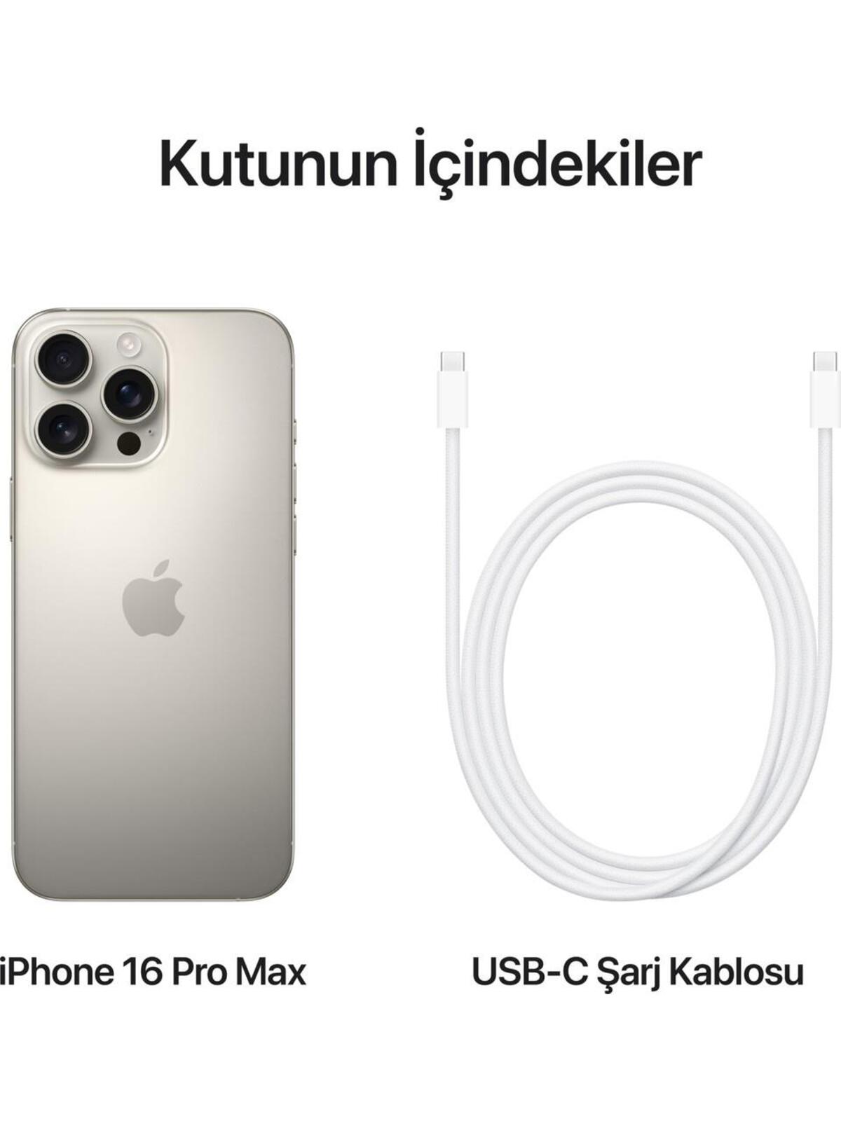 Apple Cep Telefonu Iphone 16 Pro 128GB White Titanium