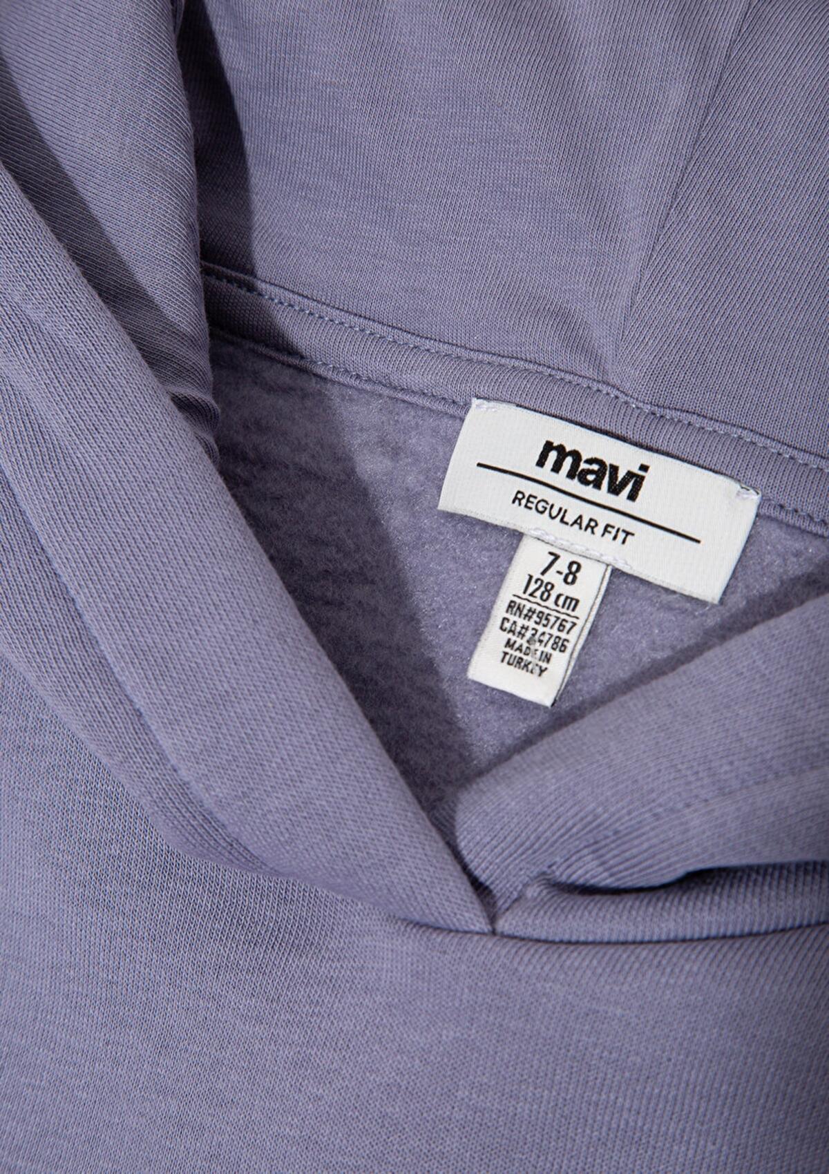 Mavi Sweatshirt Kız Çocuk M7610035-88095 Mor