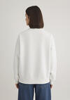 Mavi Sweatshirt M1611192-70057 Kırık Beyaz