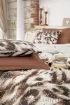 Özdilek Nevresim Takımı Çift Kişilik Saten Soft Life Pena Bej