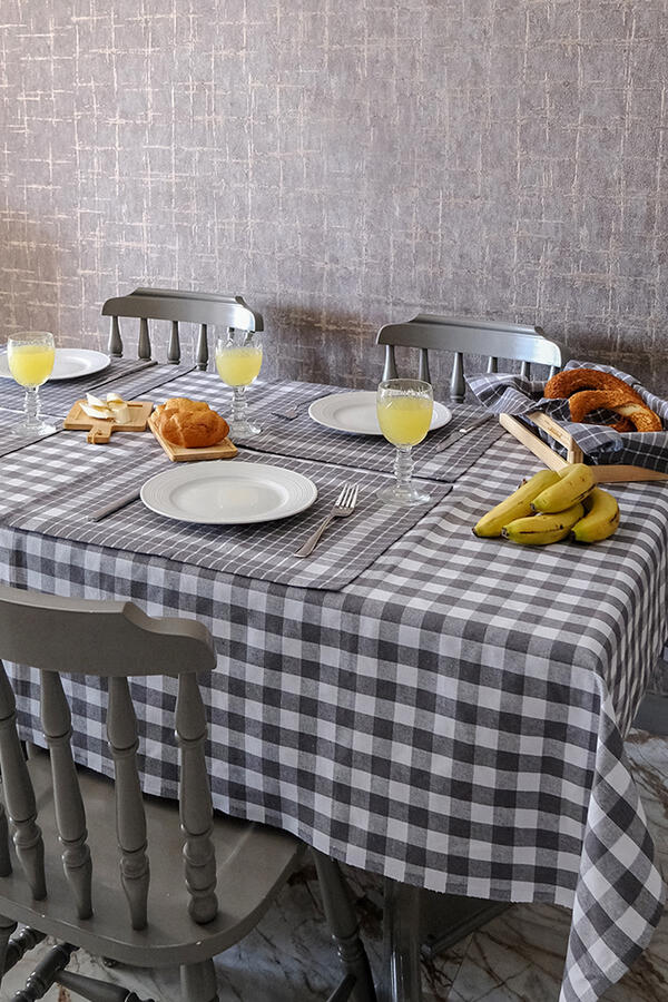 İyi Geceler İstanbul Masa Örtüsü Seti Happy Days Yeşil (Dy)