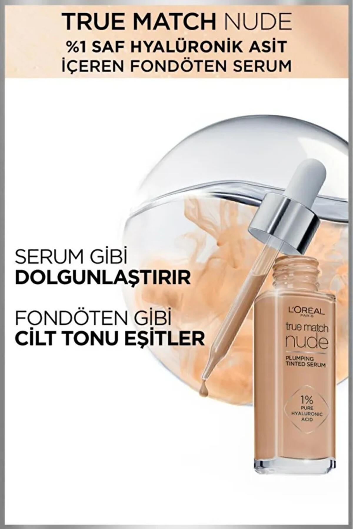 Loreal Paris Serum Fondöten True Match 3-4 Eng