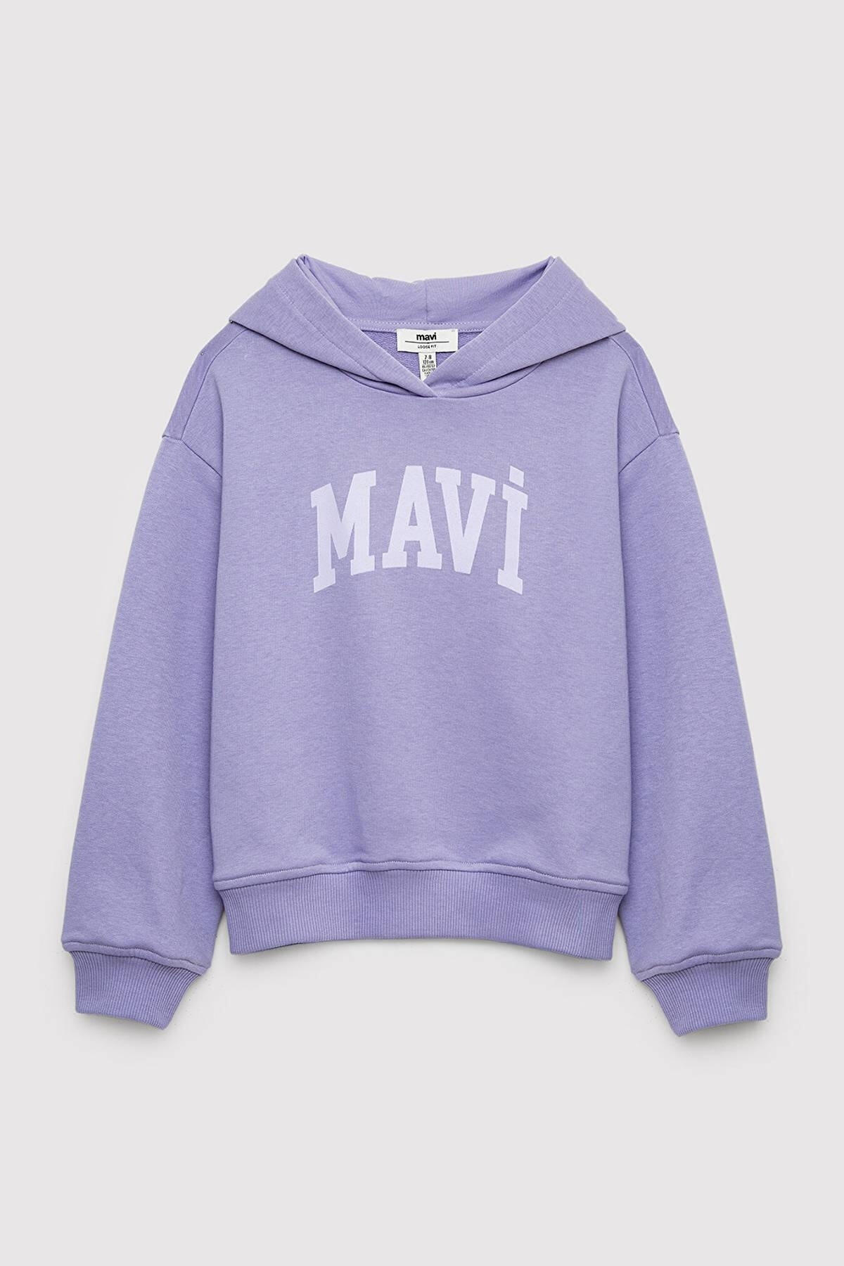Mavi Kız Çocuk Sweatshirt M7S10147-70557 Mor