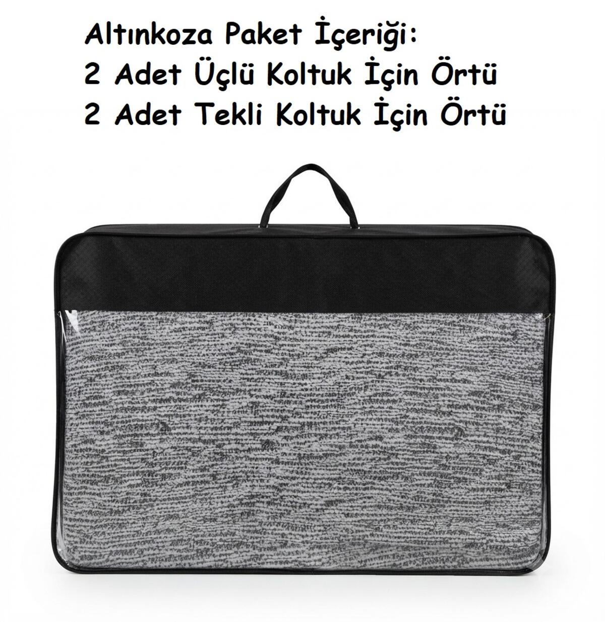 Still Koltuk Örtüsü Streç Maxi Takım Eko 3+3+1+1 K.Beyaz