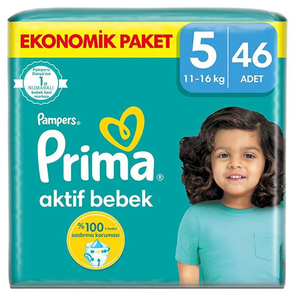 Prima Bez Aktif Bebek Fırsat Paketi Junior 5 Beden 46Lı
