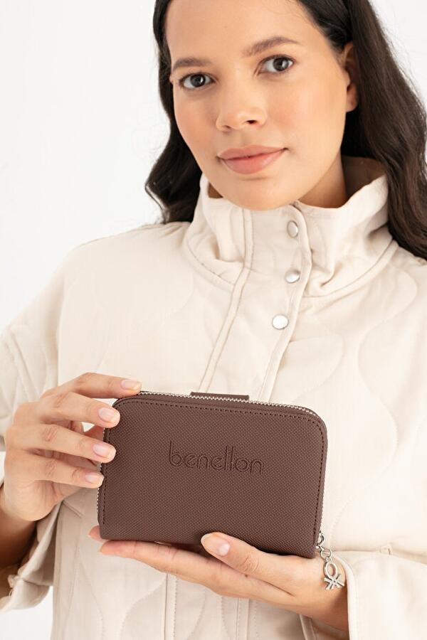 United Colors Of Benetton Kadın Cüzdan BNT_1658 Kahve