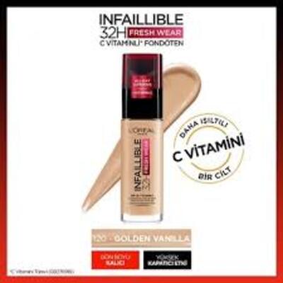 Loreal Paris Fondöten İnfaillible No:120 (Dy)