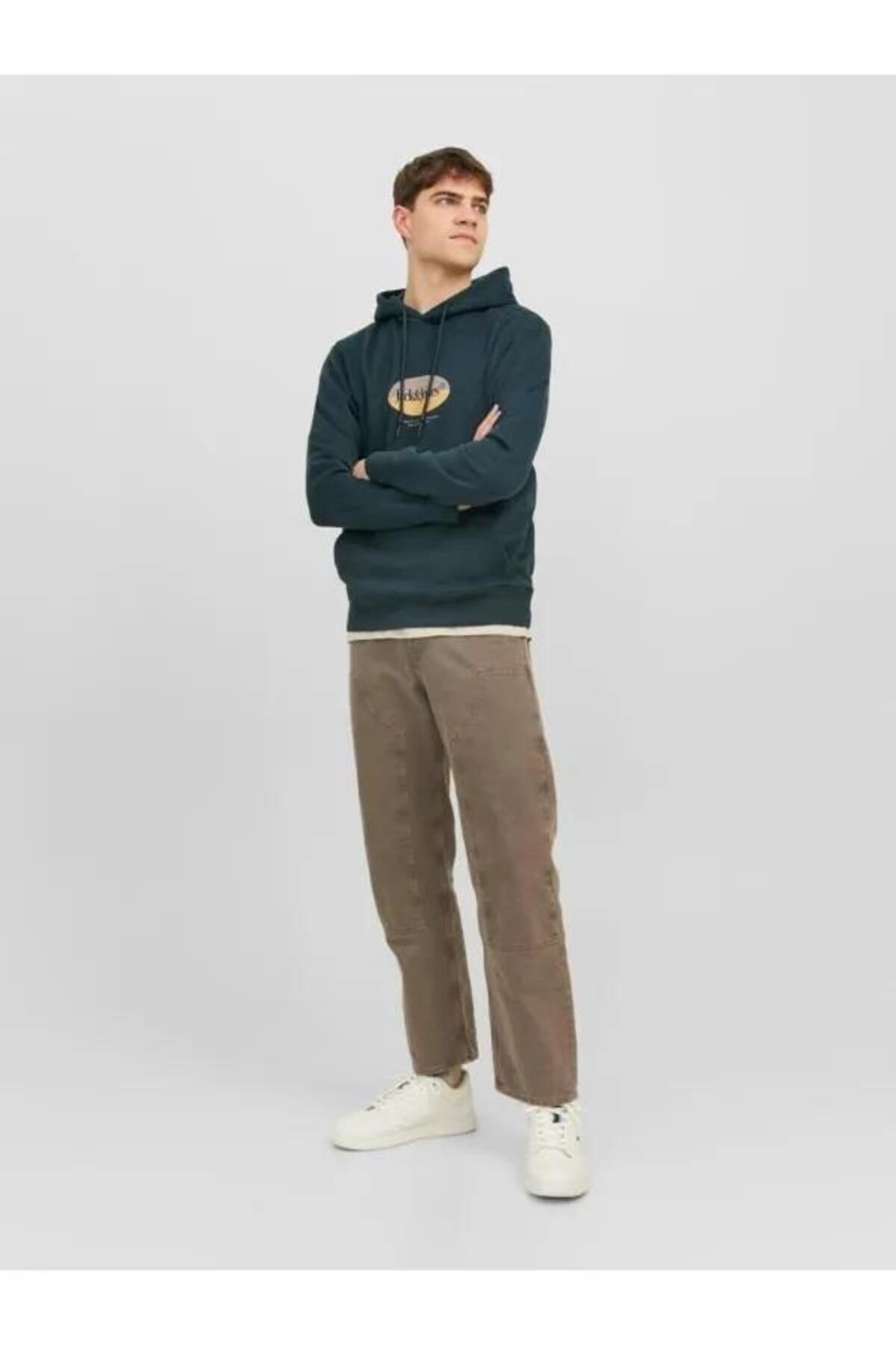 Jack&Jones Sweatshirt 12242197 Koyu Yeşil