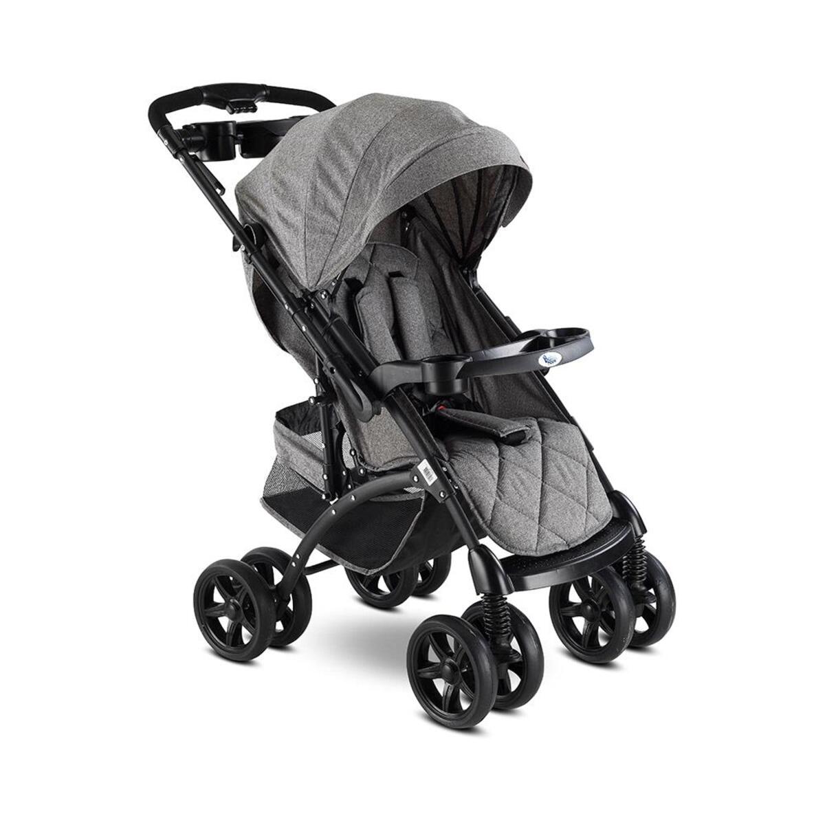 Babyhope Puset Polo Bh-609 Kırçıllı Gri