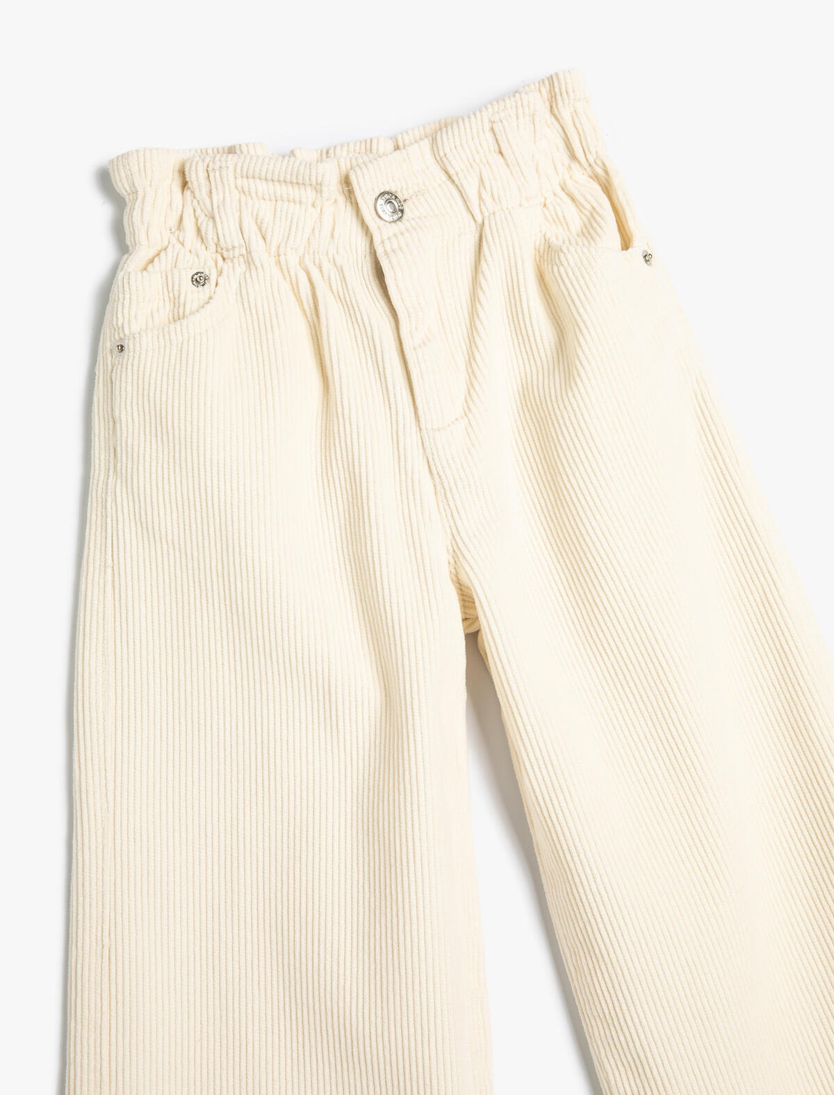 Koton Pantolon Kız Çocuk 4WKG40017AW Ekru