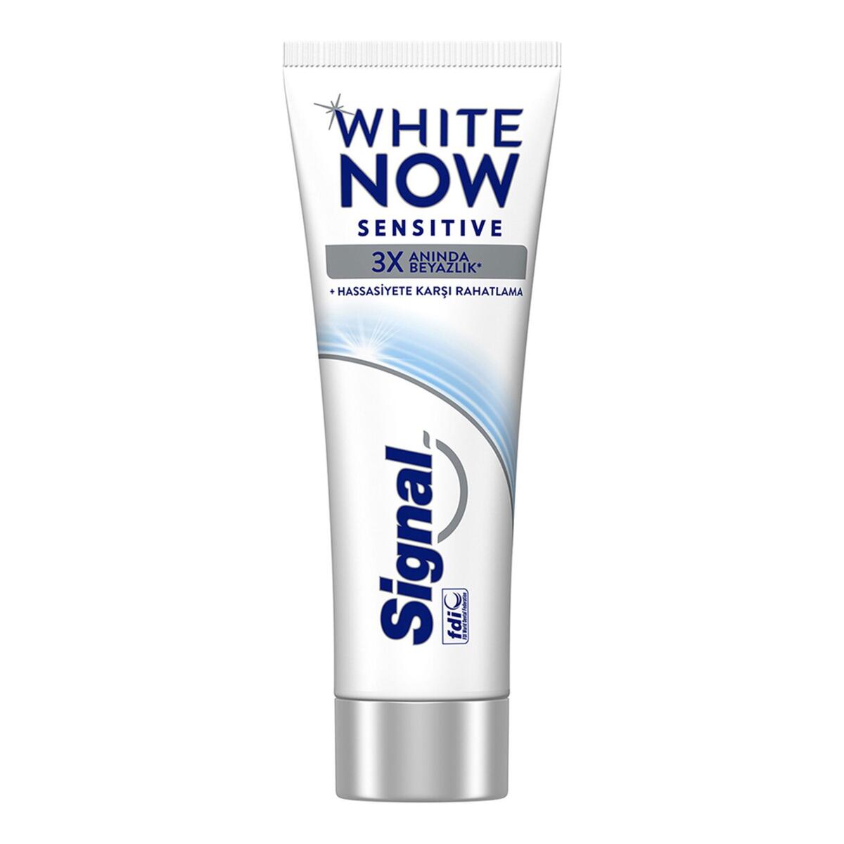 Signal Diş Macunu White Now Sensitive X3 Anında Beyaz. 75Ml