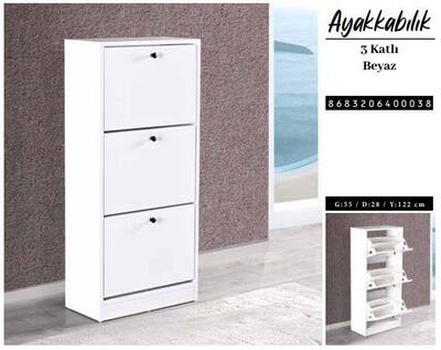 Chancolye Ayakkabılık 3 Katlı Era(Dy)