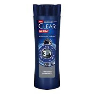 Clear Men Şampuan&Duş Jeli Arındırıcı Kömür 350Ml (Dy)
