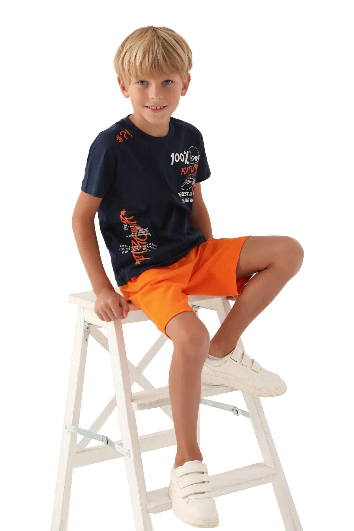 Rolypoly Bermuda Takım Erkek Çocuk RP3351-2 Lacivert