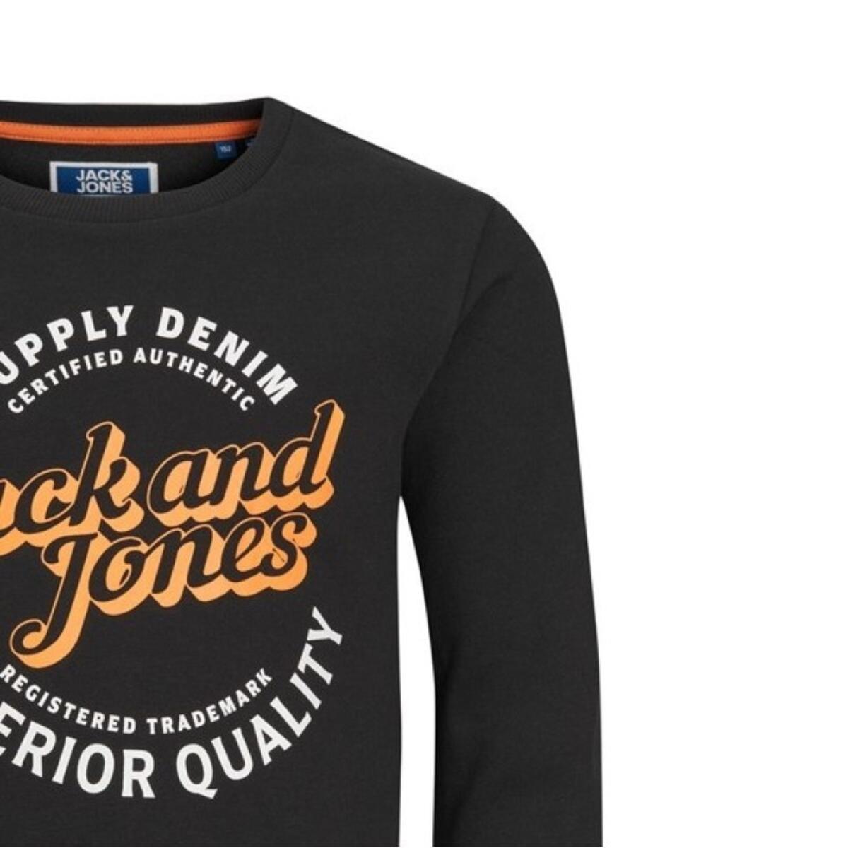 Jack&Jones Sweatshirt Erkek Çocuk 12237110 Siyah