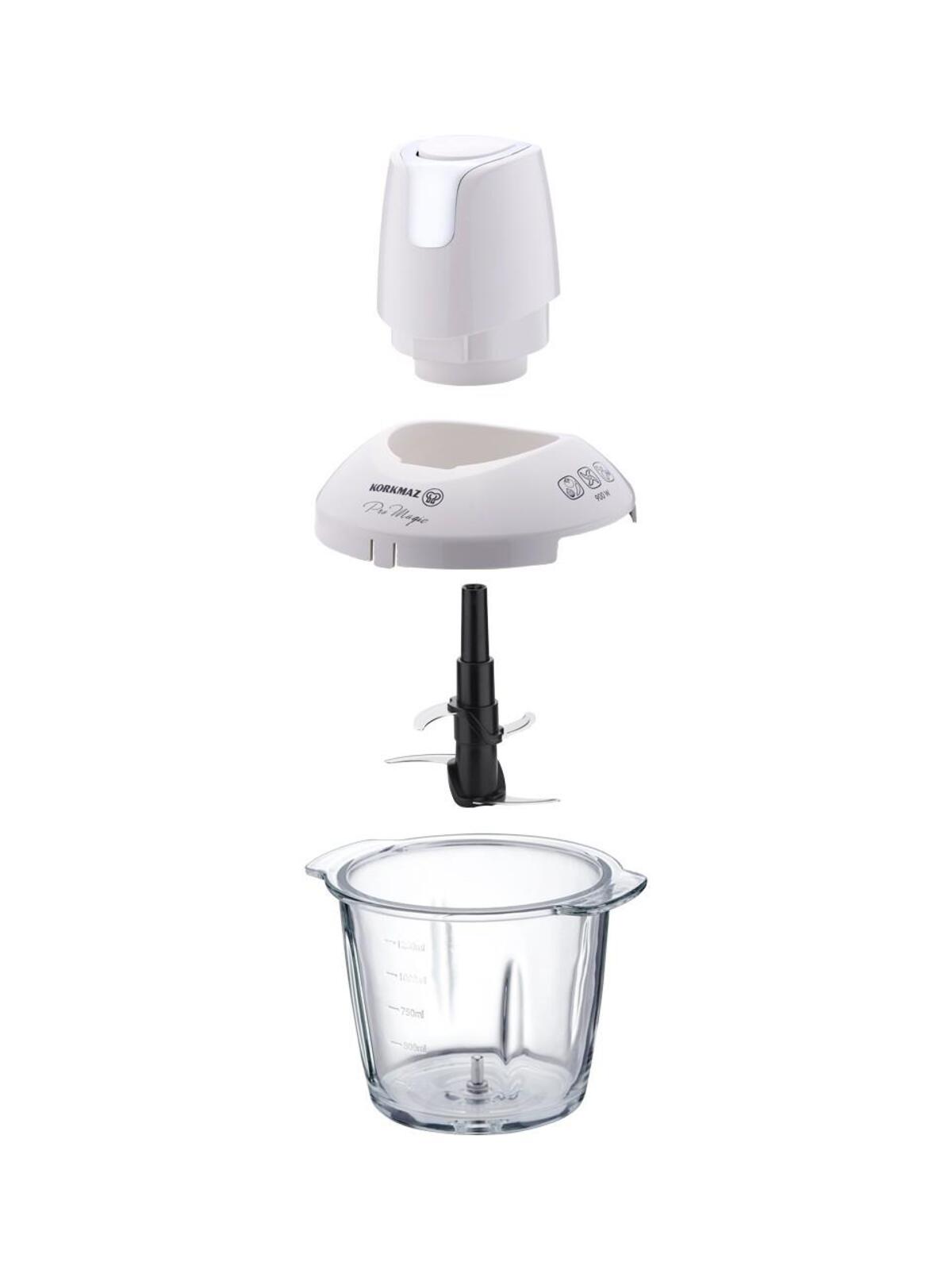 Korkmaz Doğrayıcı Cam Pro Magic A460-08 Vaniya/Krom