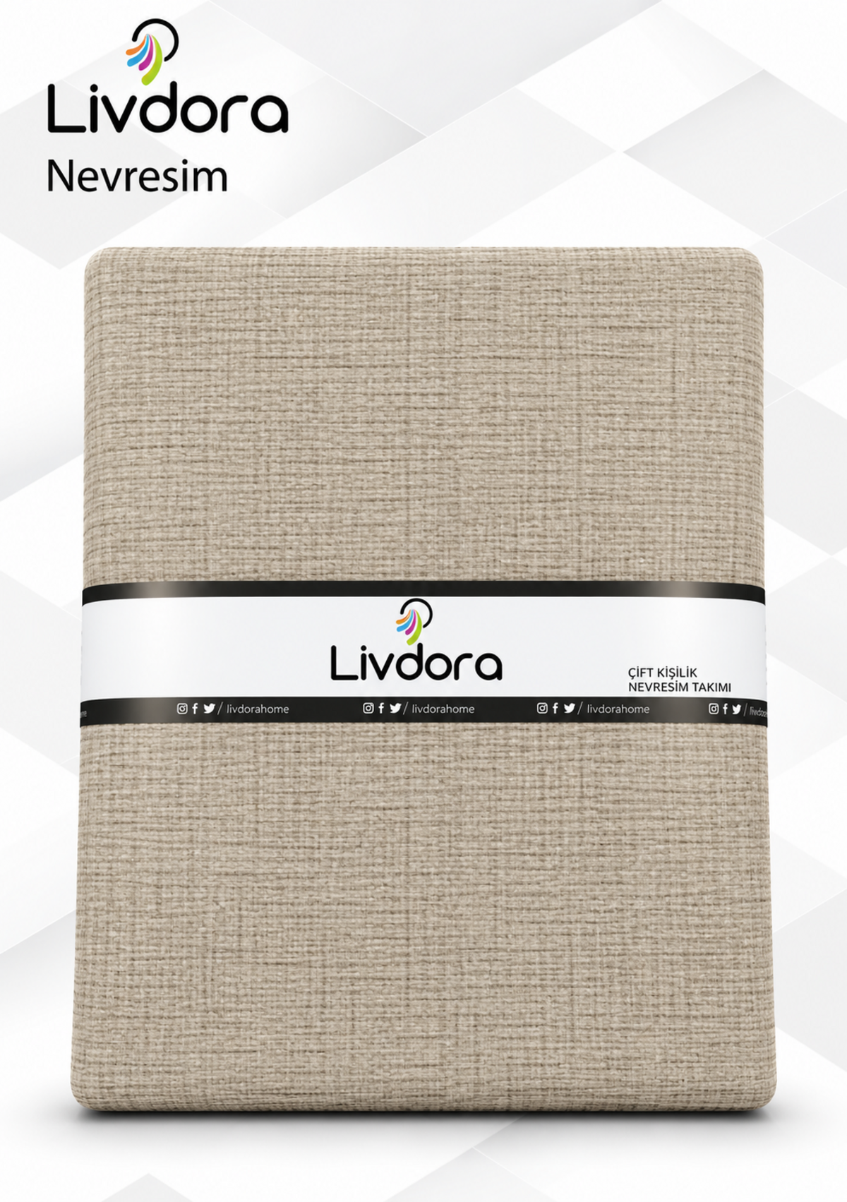 Livdora Nevresim Clean Çk Krem
