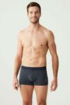U.S Polo Assn. Erkek Boxer 3Lü 80307 Lacivert-Gri Melanj-Baskılı