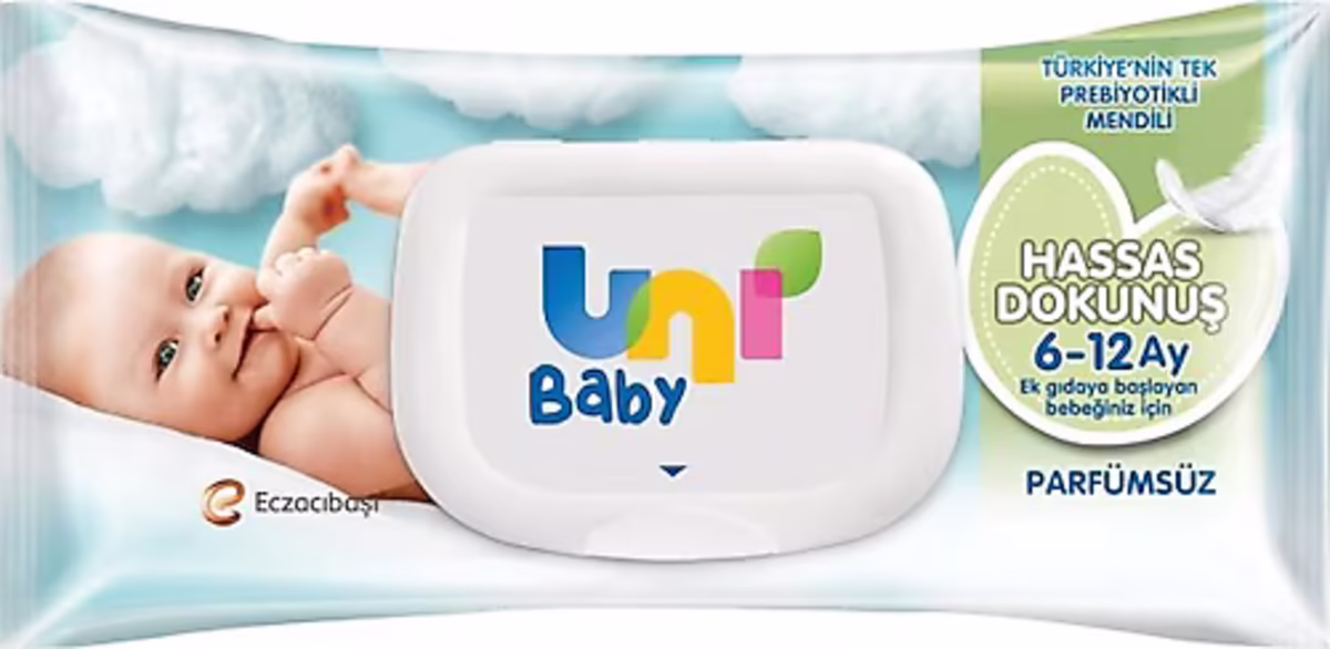 Uni Baby Islak Havlu Hassas Dokunuş 52Li