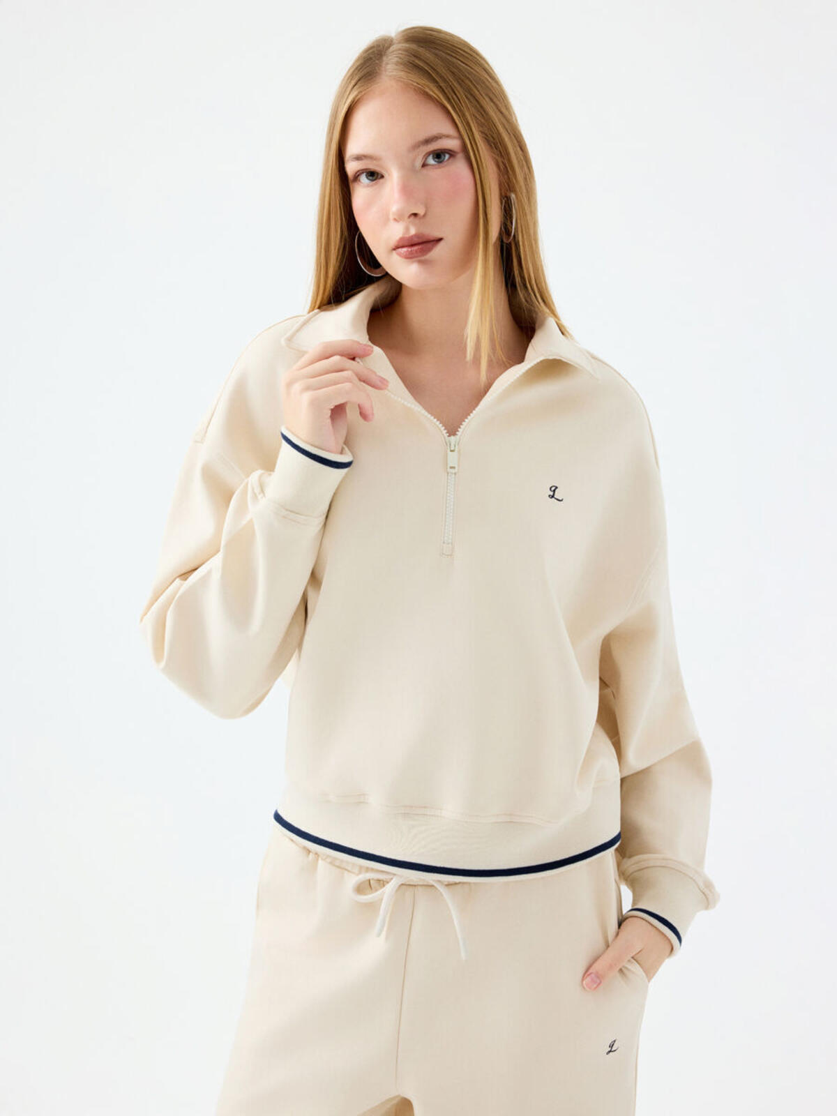 Loft Sweatshirt LF2038653 Ekru