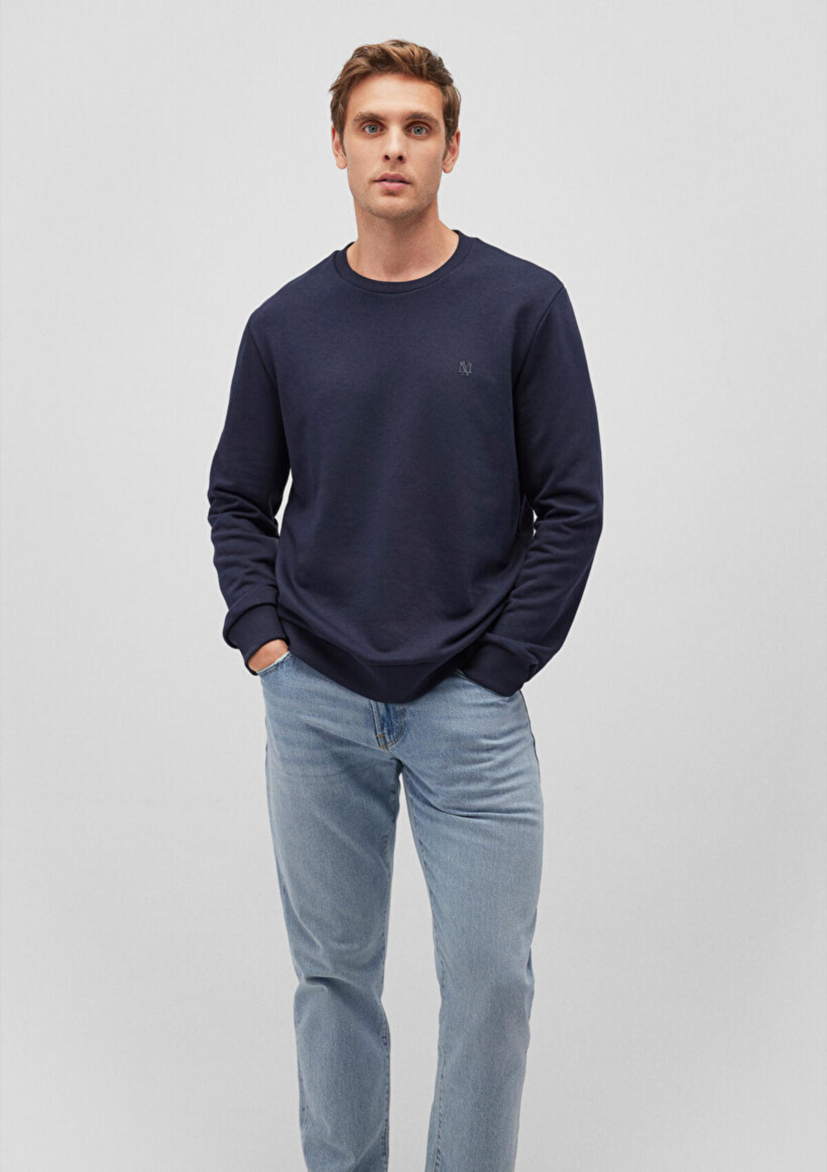 Mavi Sweatshirt M065751-29743 Lacivert