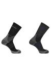 Salomon Çorap X Ultra Crew 2-Pack LC2083200 Multicolor 36-38