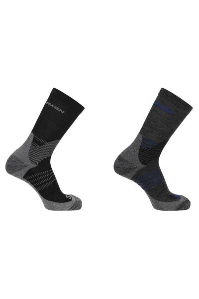 Salomon Çorap X Ultra Crew 2-Pack LC2083200 Multicolor 36-38