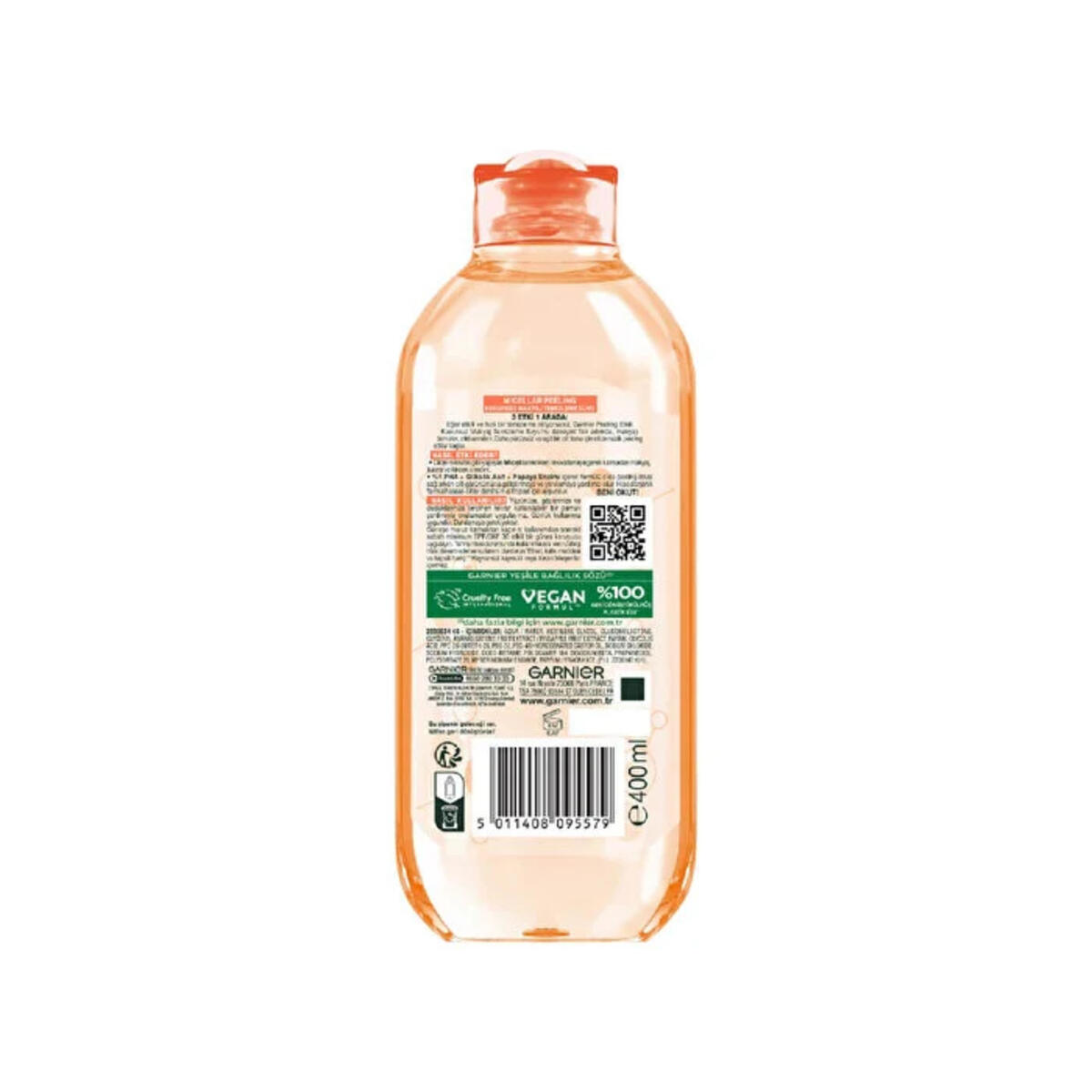 Garnier Makyaj Temizleme Suyu Micellar Peeling 400Ml