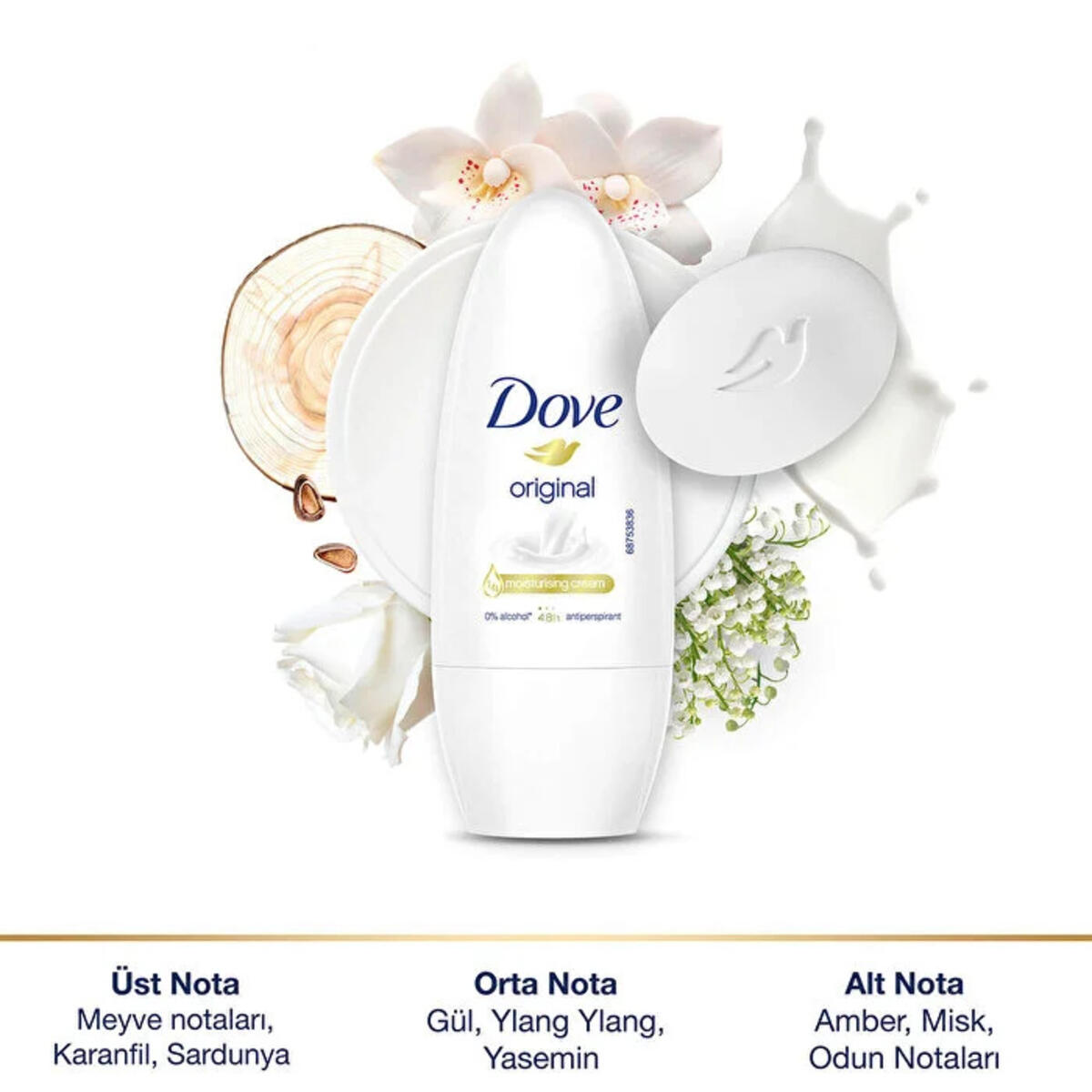 Dove Kadın Roll-On Original 50Ml