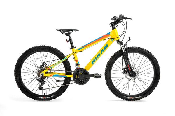 Bisan Bisiklet Kdx 2900 V (24") Mat Siyah-Turuncu