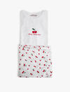 Koton Pijama Takımı 5SLK40137MK Kırmızı Desenli