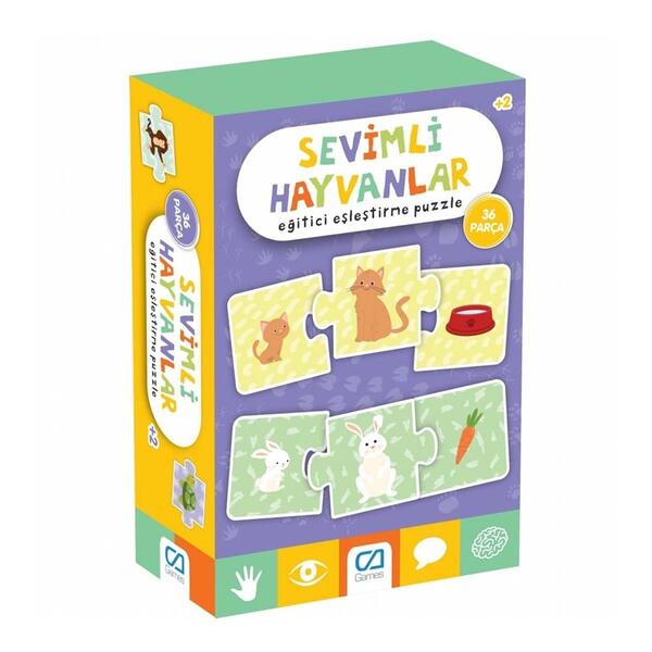 Ca Games Eğitici Puzzle Sevimli Hayvanlar CA-5128