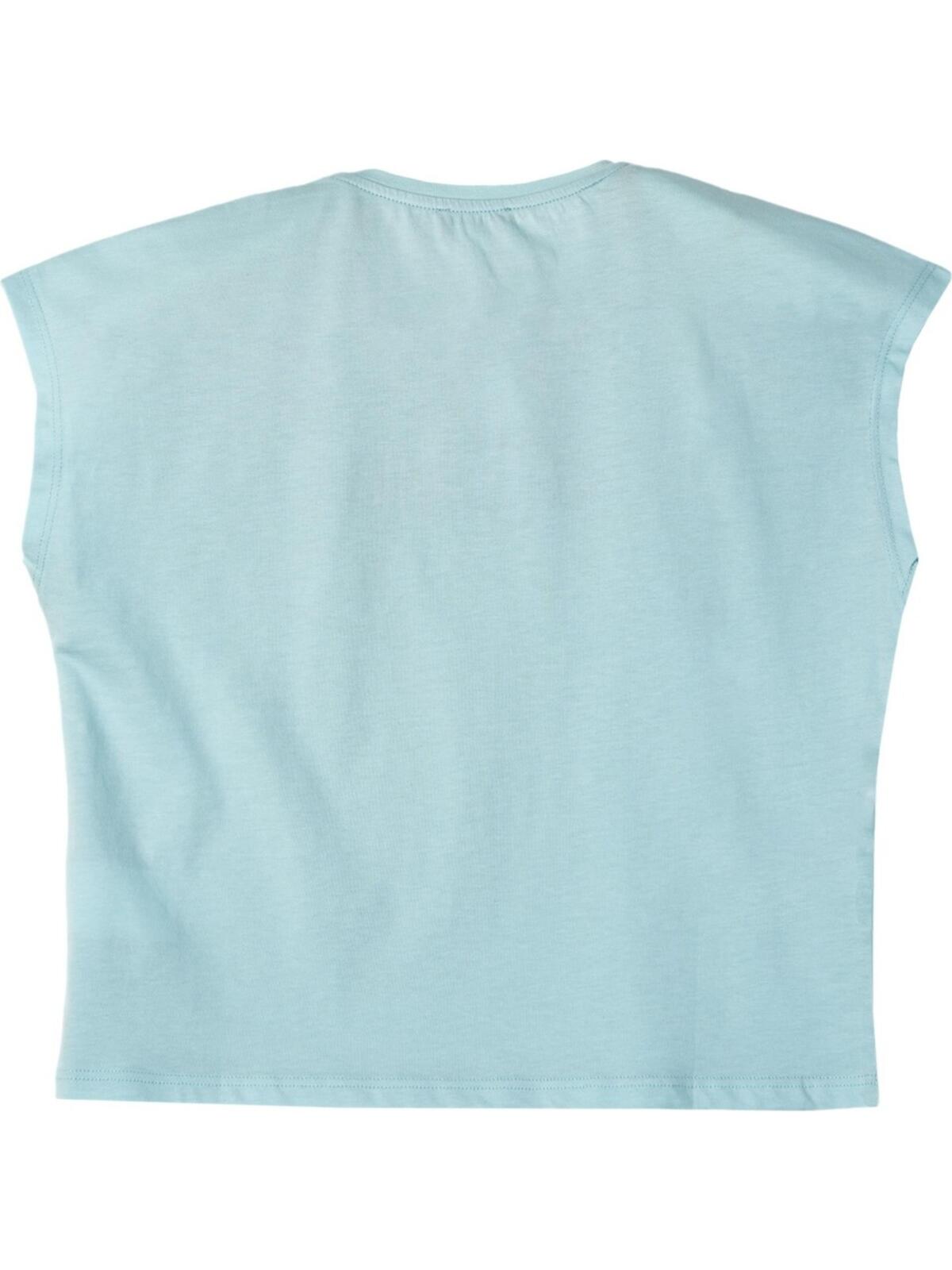 Benetton Tişört Kız Çocuk BNT-G21304 Mavi