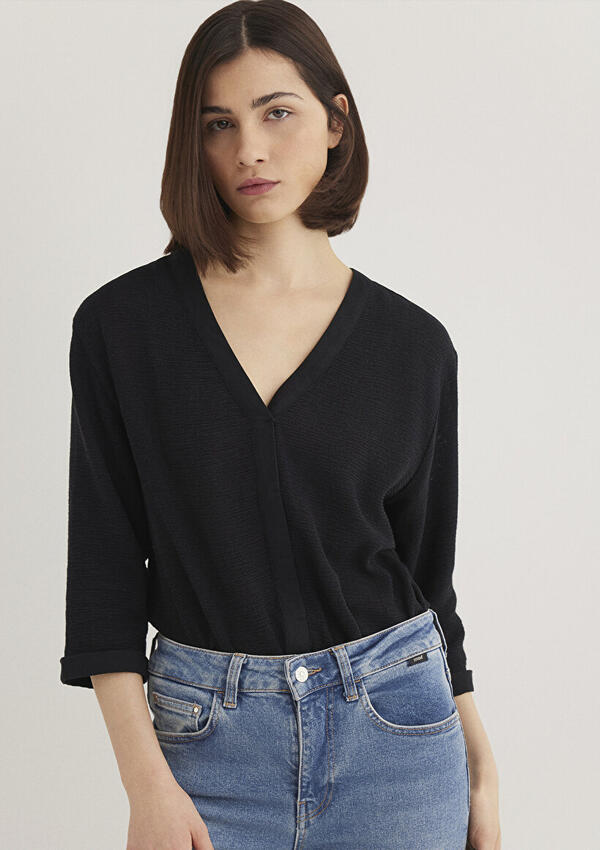 Mavi Bluz M1210798-900 Siyah