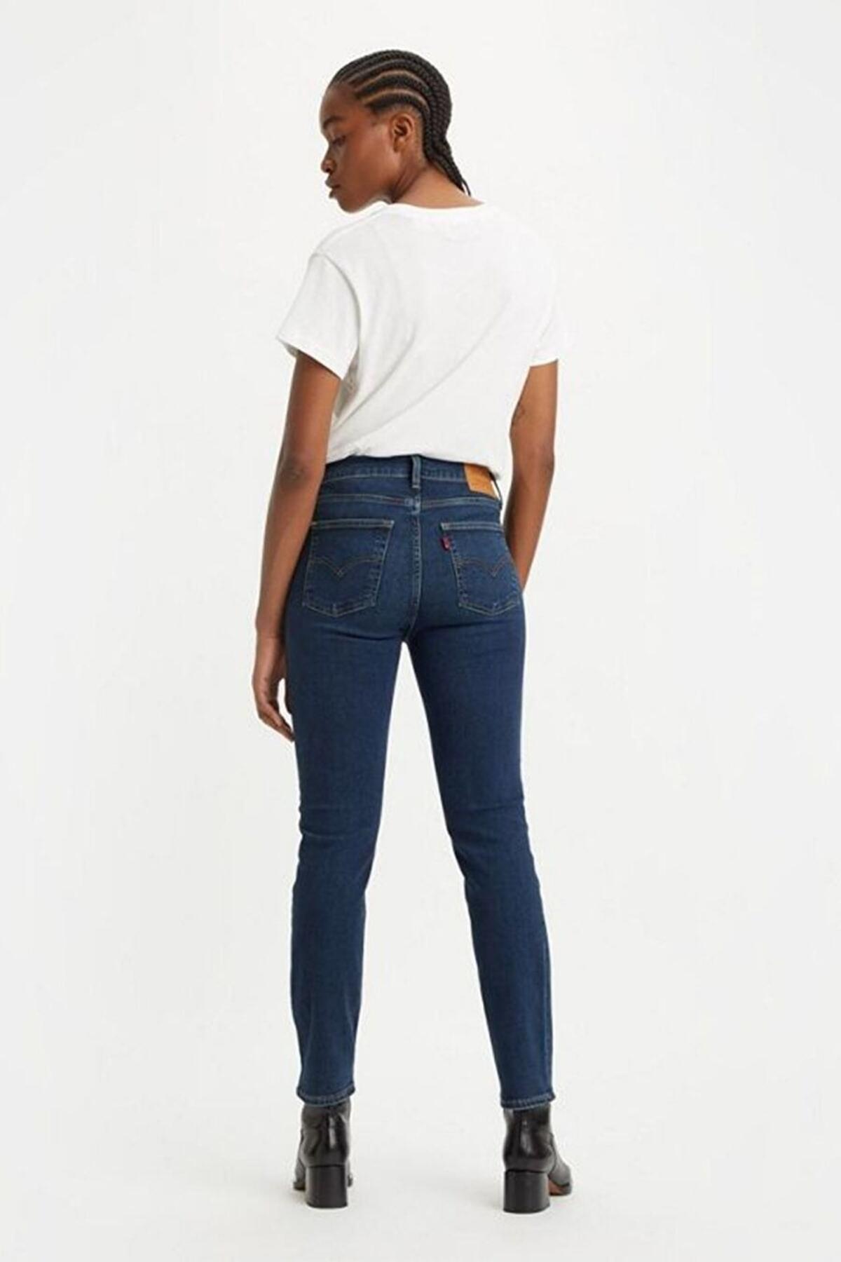 Levis Pantolon 724 High Rise 18883-0208 Lacivert