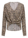 Only Kadın Gömlek 15370345 Leopar Desenli