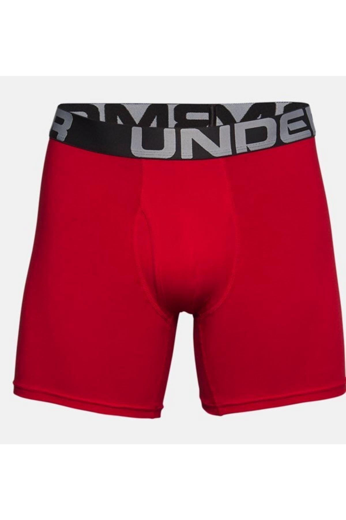 Under Armour Charged Cotton 6İn 3Pack 1363617-600 Kırmızı
