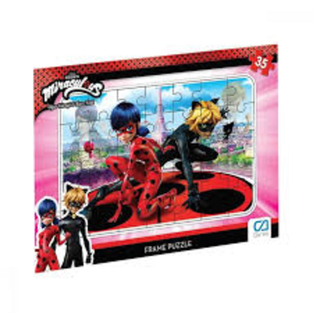 Ca Games Frame Puzzle 35 Parça Miraculous CAFRM5020-5021