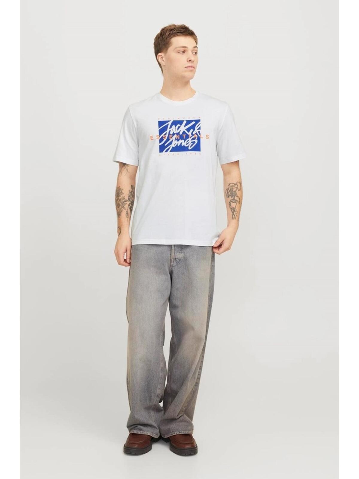Jack&Jones Tişört 12268439 Beyaz
