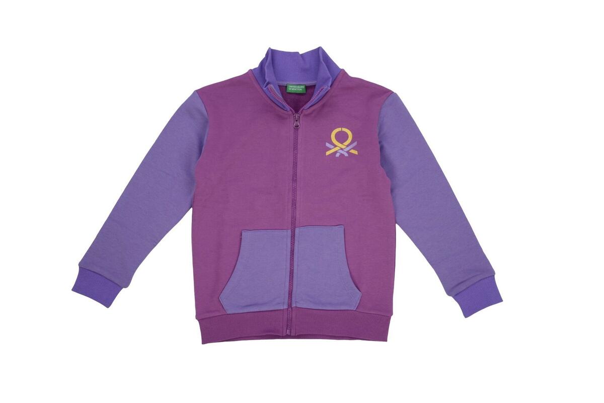 Benetton Sweatshirt Kız Çocuk BNT-G21554 72806 Menekşe