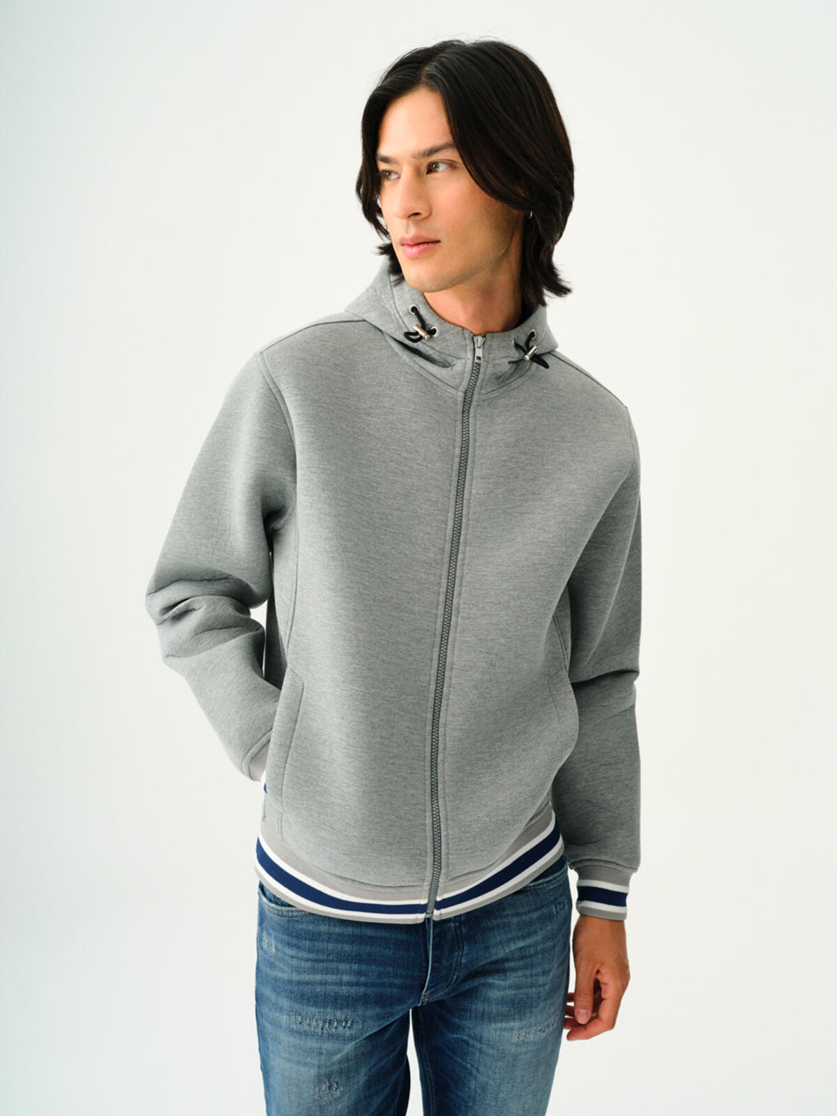 Loft Sweatshirt LF2036751 Gri Melanj