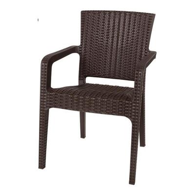 Comfort Sandalye Lilyum Rattan Kahve