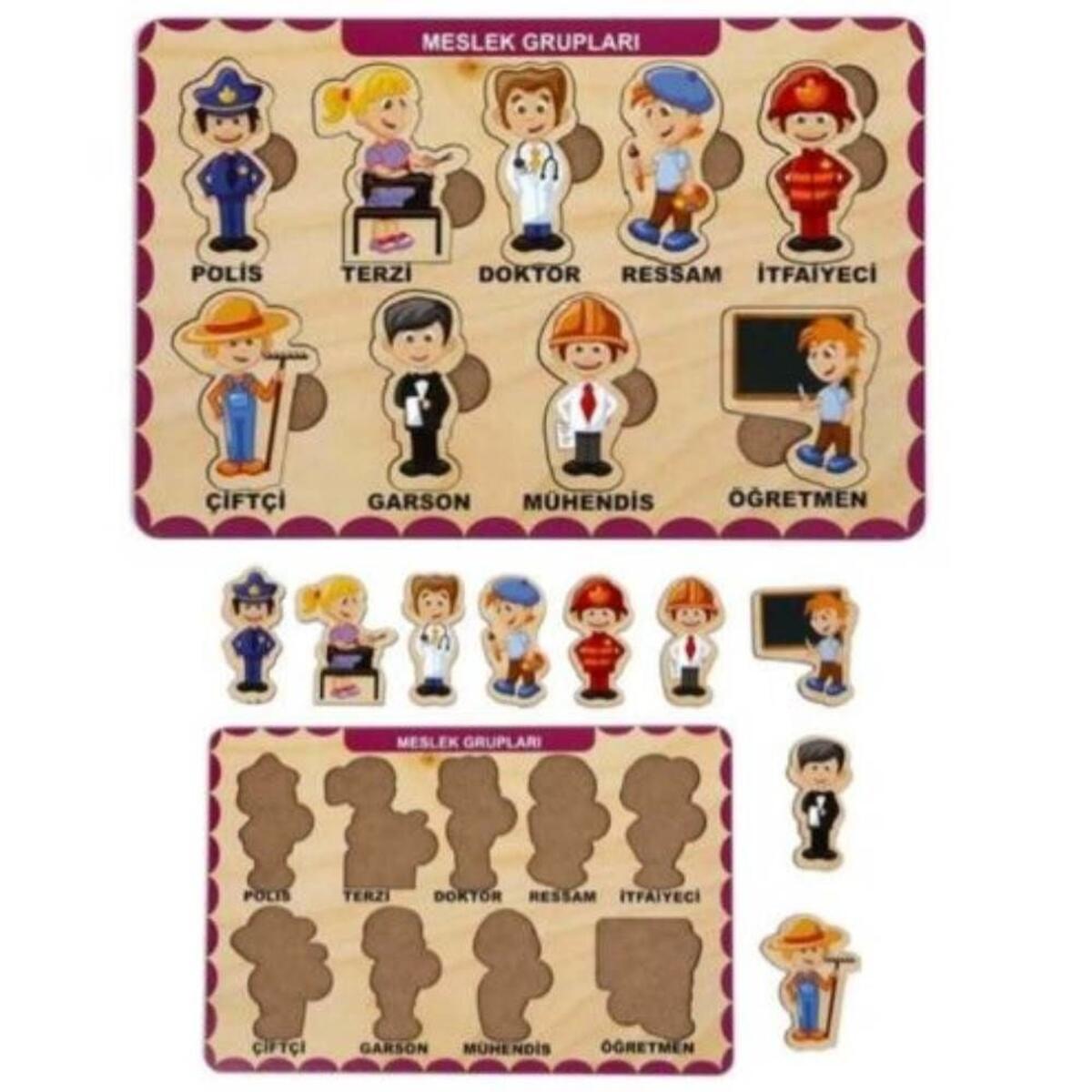 Ca Games Bul-Tak Ahşap Meslek Grupları CAAHS-3203