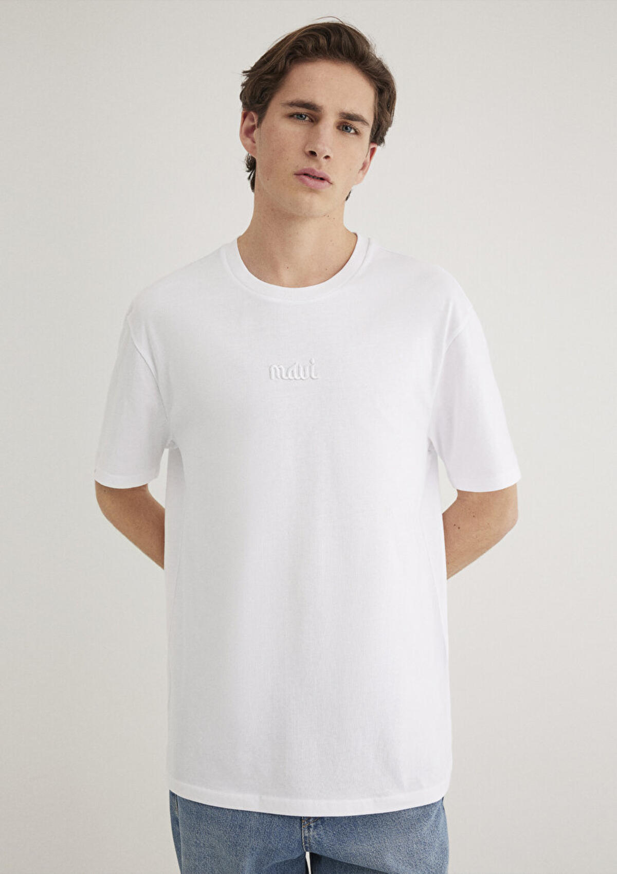 Mavi Tişört M0610100-620 Beyaz