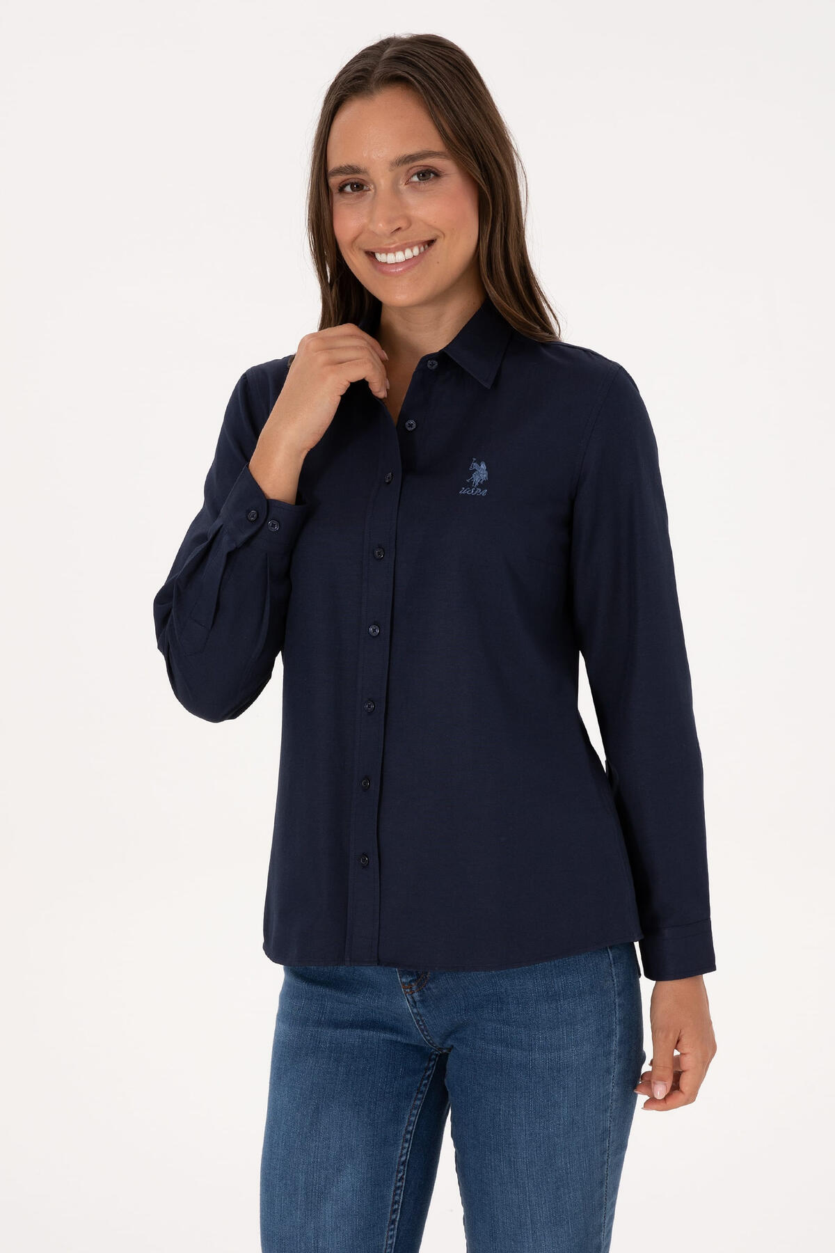 U.S Polo Assn. Gömlek G082GL004 2230195 Lacivert