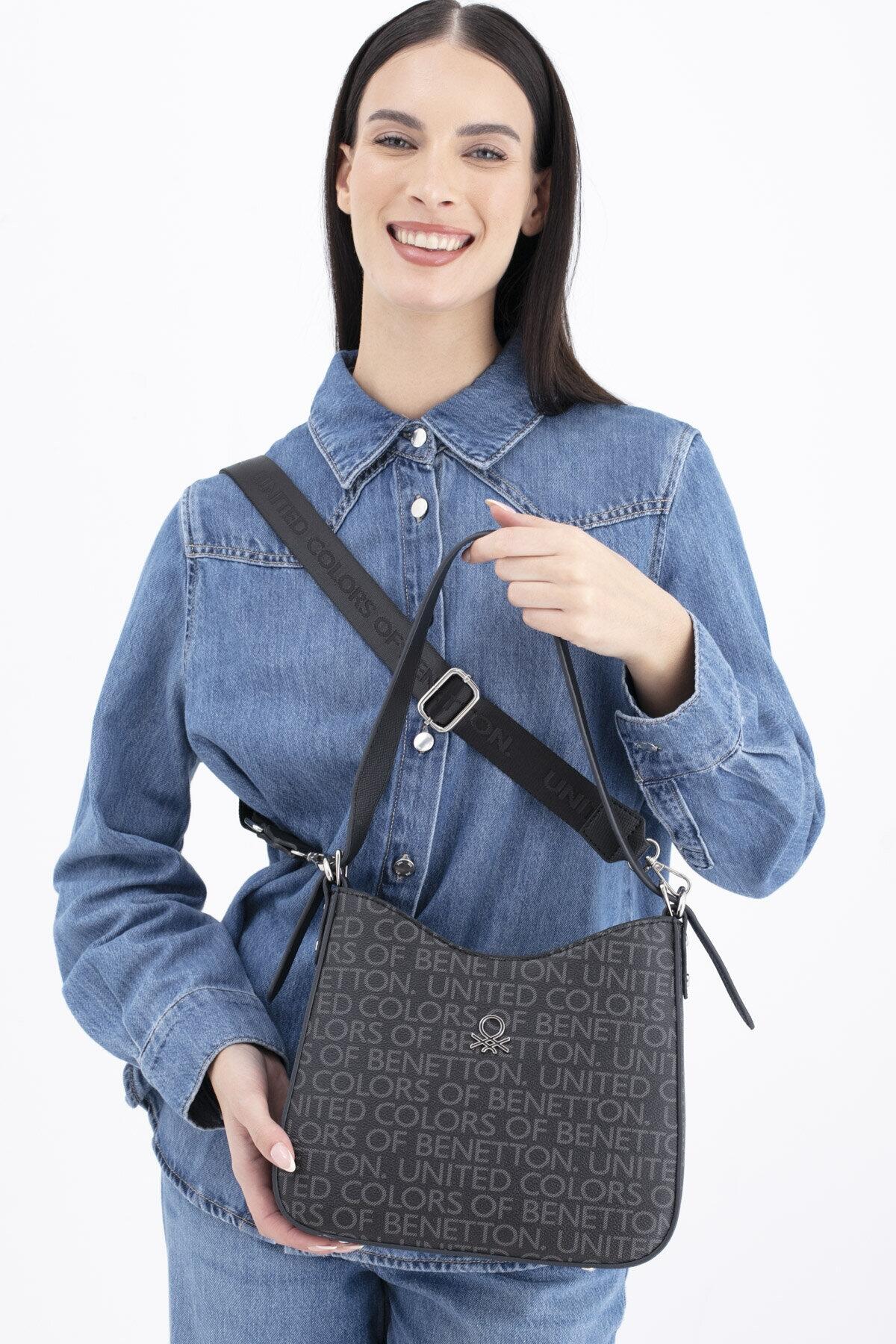 United Colors Of Benetton Kadın Kol Çantası BNT_1703 Siyah