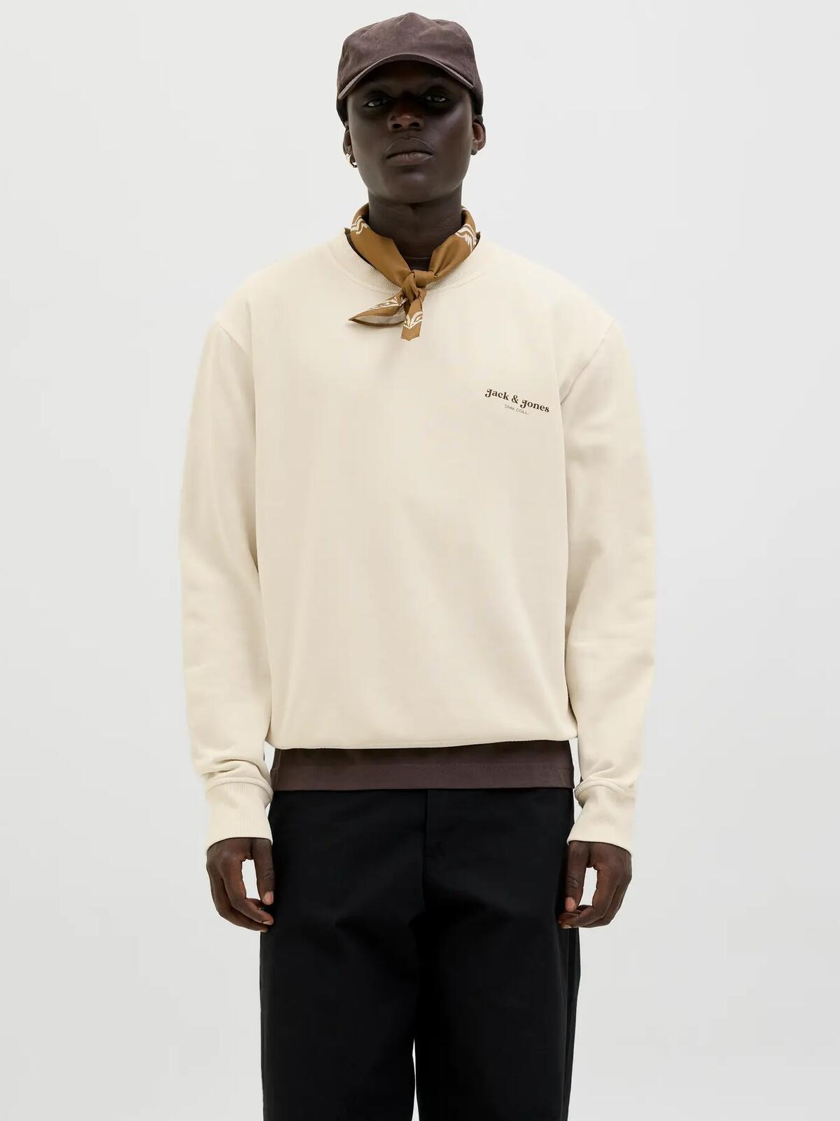Jack&Jones Sweatshirt 12279531 Krem